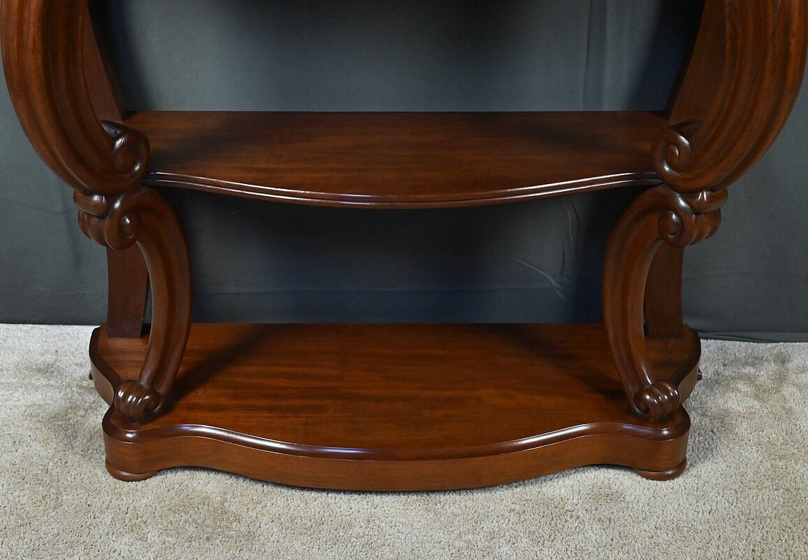 Mahogany console, Napoléon III period – 2nd half of the 19th century