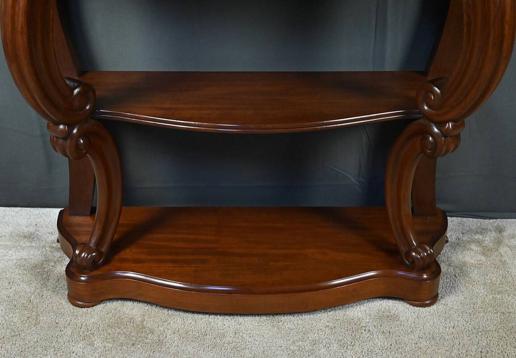 Mahogany console, Napoléon III period – 2nd half of the 19th century