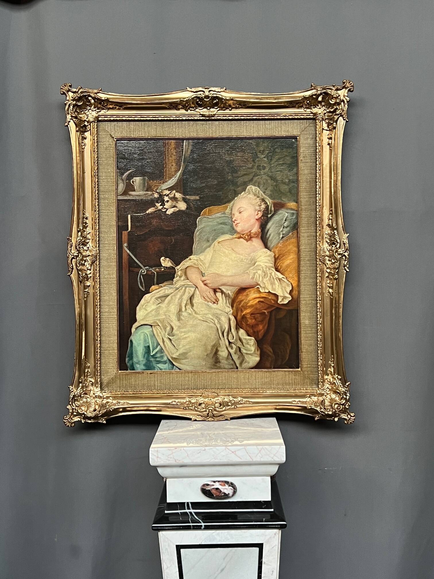 Jean François Gilles Colson. Tableau "Repos".