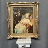 Jean François Gilles Colson. Painting "Rest".