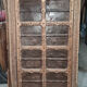 Old wooden door with frame