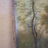 Ancient Landscape Painting, Painting on Canvas