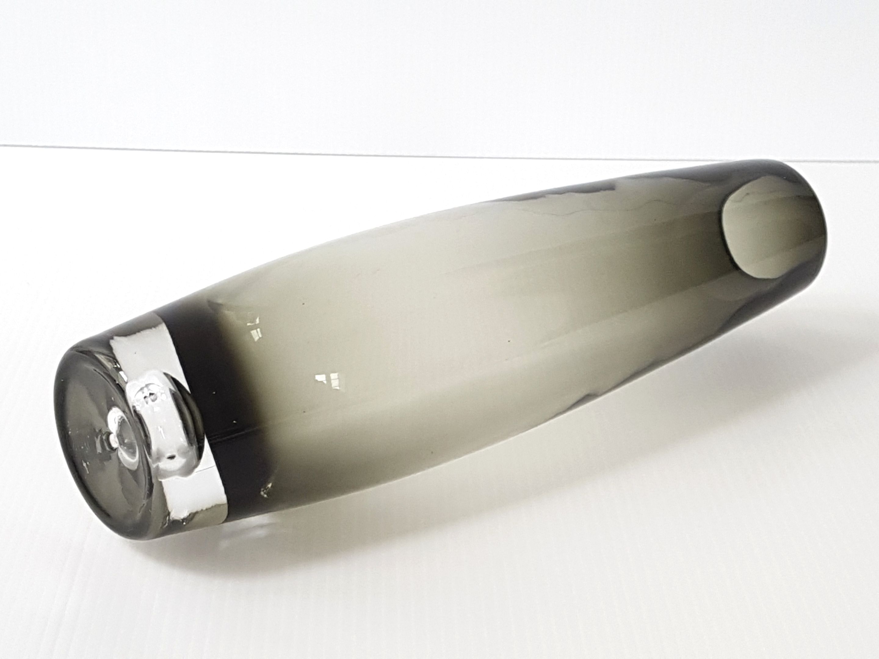 Grey vintage Murano vase