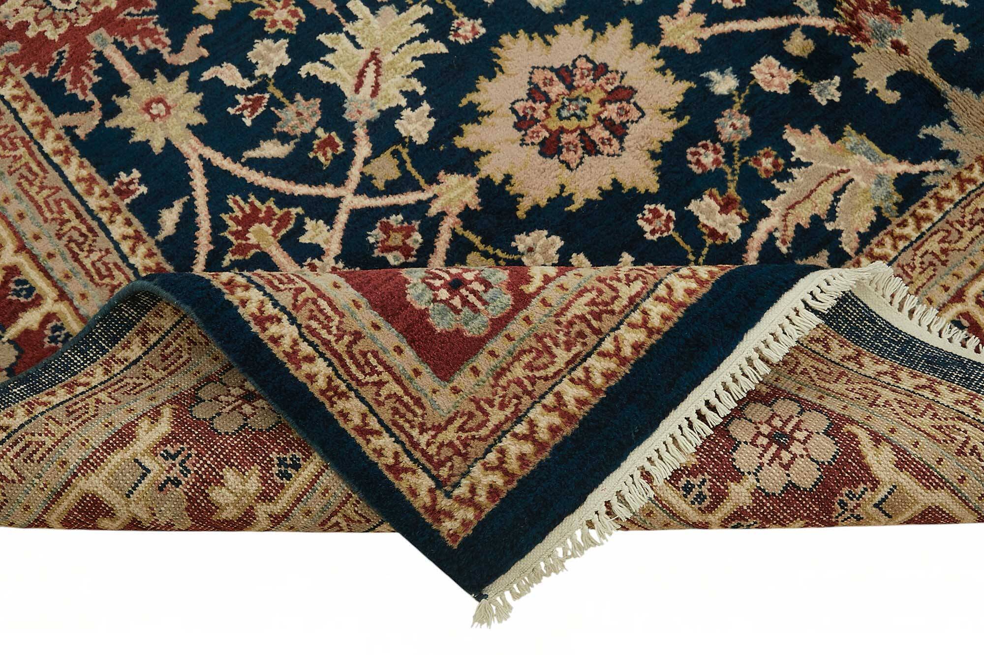 Tapis Oushak en laine noué à la main turc 267 cm x 357 cm