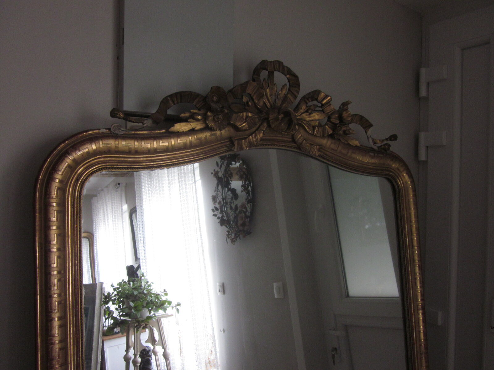 large mirror gilded XIX 2mx120cm