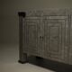 Maitland-Smith tessellated marble and brass sideboard 1980s
