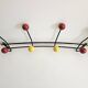 Porte manteaux 8 patères boules - Design Roger Feraud vintage Années 60's