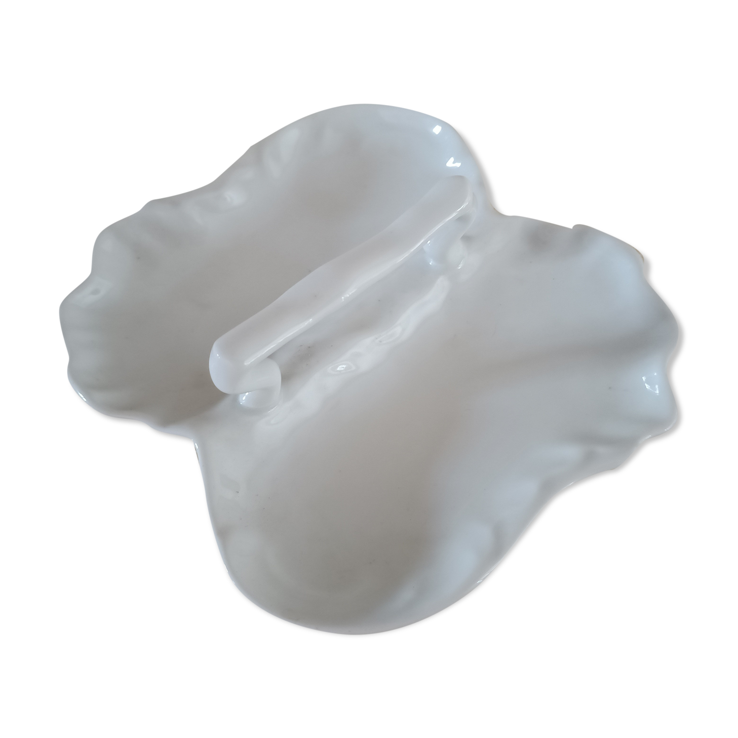 Double porcelain servant dish