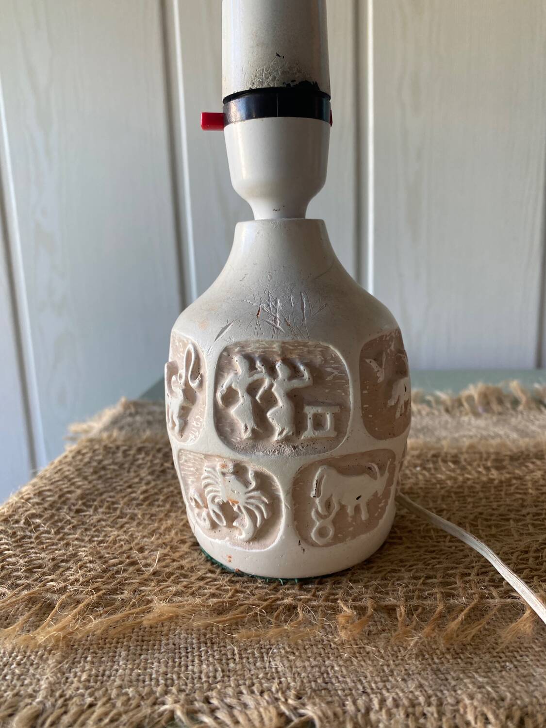 Tremaen pottery lamp base 70s Scandinavian
