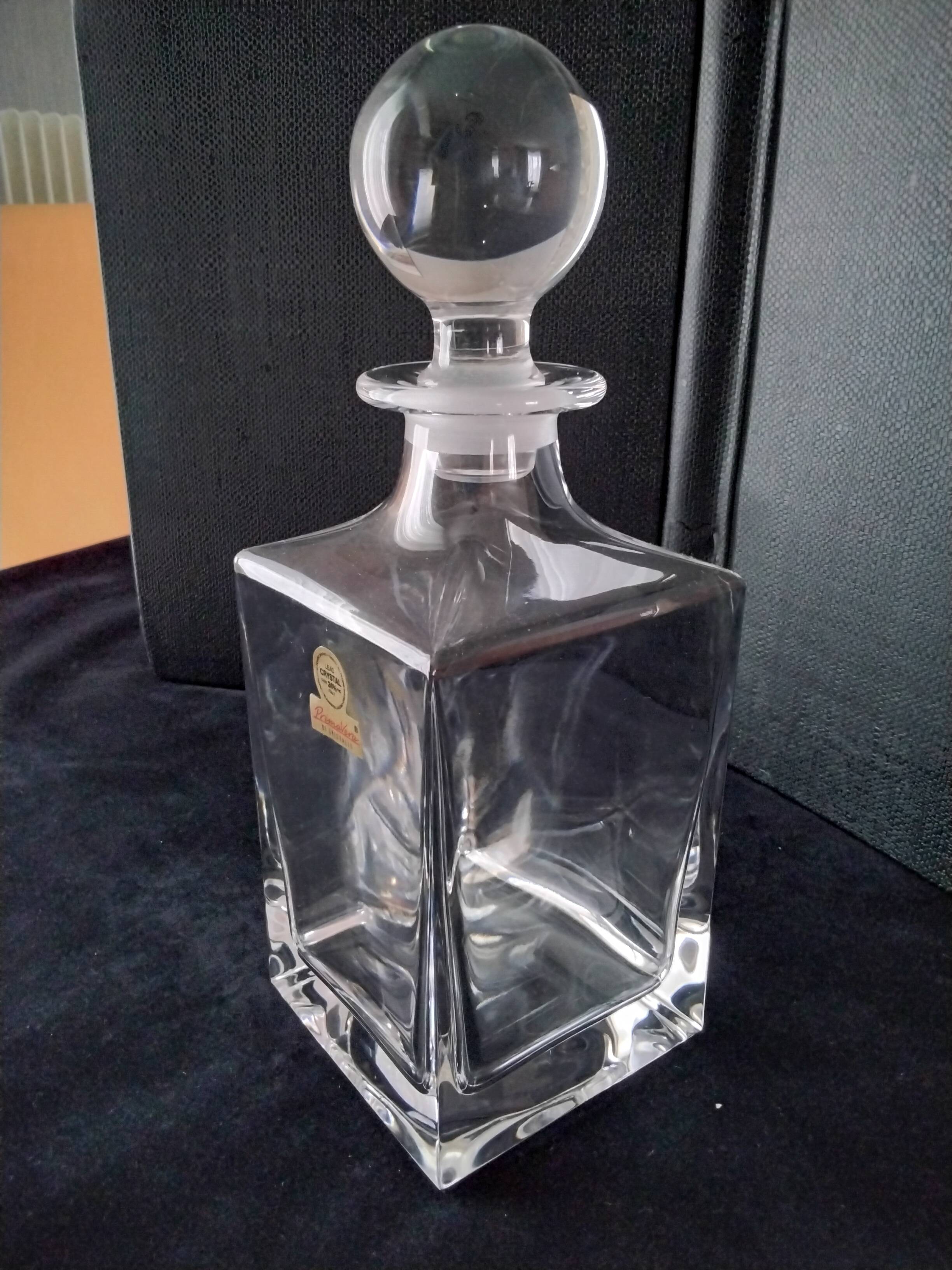 Carafe à whisky cristal uni Primavera Fabrication Italienne