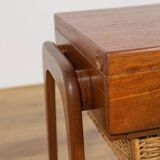 Table console en teck du milieu du siècle, Danemark, années 1970