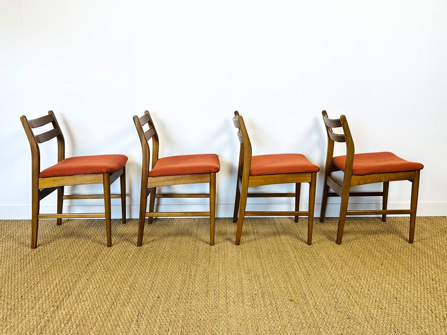 4 Scandinavian chairs 1960