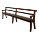 Banc de communauté en chêne massif, 1900