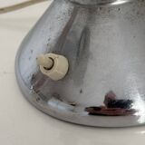 Paire lampes vintage 1940 de bureau jumo 210 chromée design - 50 cm