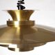 Brass Pendant Light, Denmark 1980s