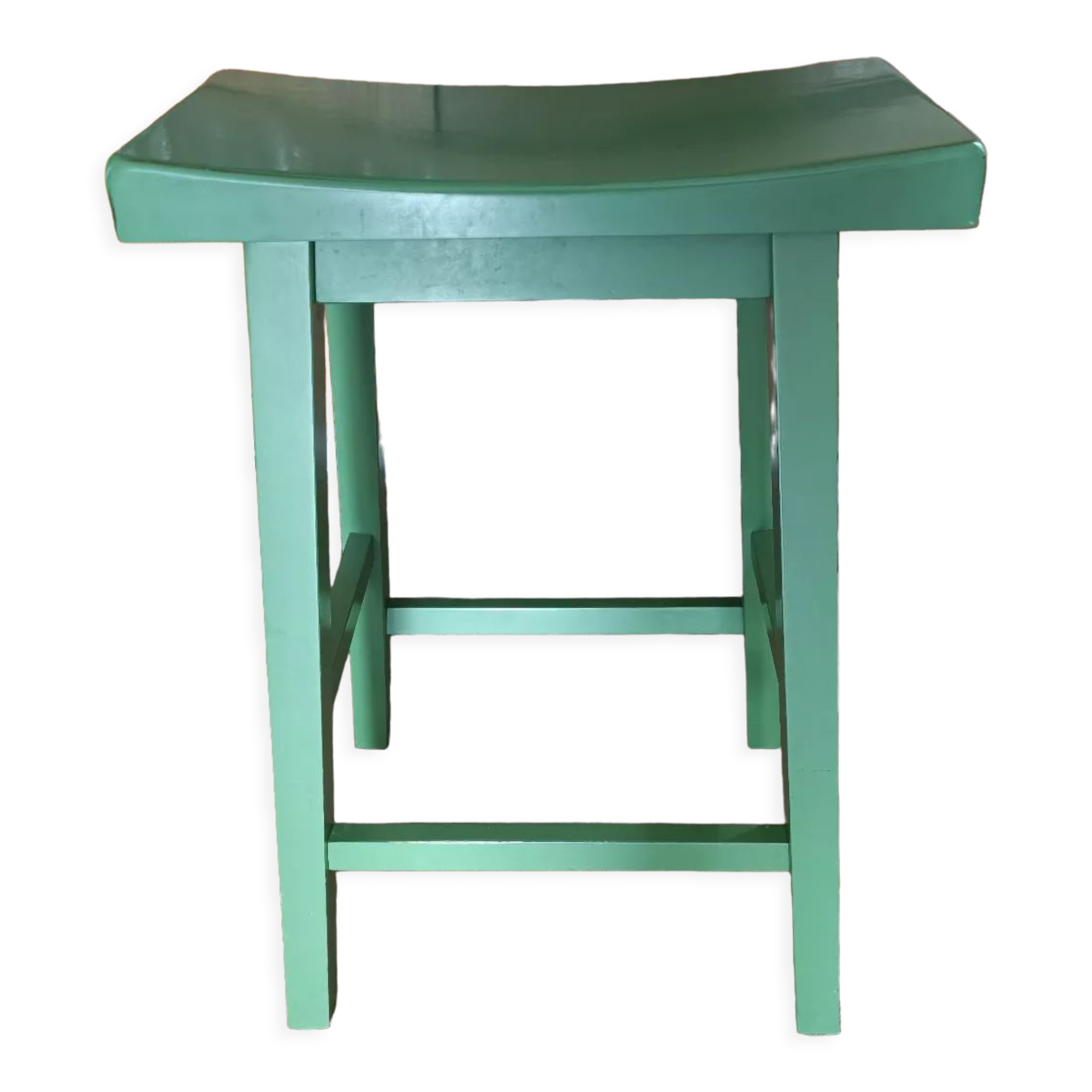 High stool bar green wood