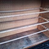 Low storage sideboard 2 doors iron base year 50 60