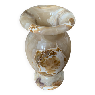 Vase en onyx/marbre