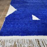 Moroccan rug, blue, 150/250cm