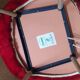 vintage red furry chair and pouf Pelfran 1960/1970
