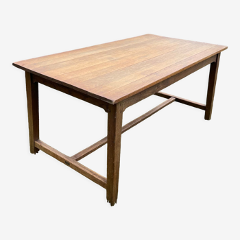 Vintage solid oak farmhouse table 6-8 people
