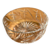 Saladier en cristal ciselé