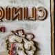 Wooden billboards "antique dolls"