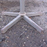 Industrial iron desk and Chair