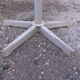 Industrial iron desk and Chair