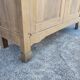 Bahut buffet furniture of old raw wood shallow