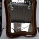 Miroir gravé vintage 1920 - 52x67cm