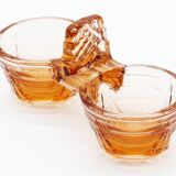 Vintage glass salt shaker