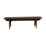 Old bench in raw wood