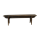 Old bench in raw wood