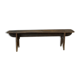 Old bench in raw wood