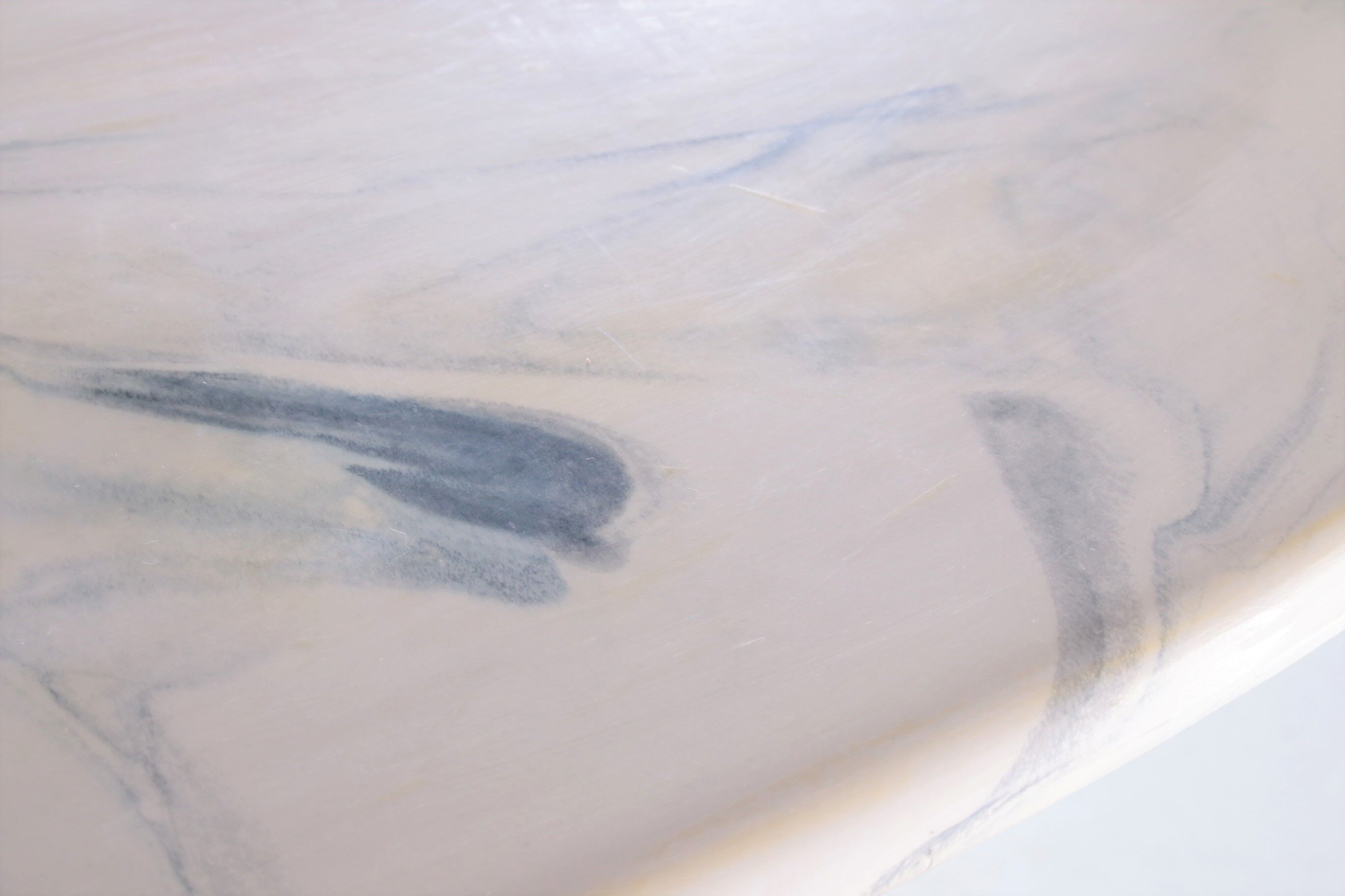 1970s Marble Dining Table on Two Marble x Feet, Germany