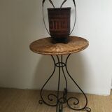 Ancient Japanese woven bamboo basket