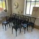Lot 11 black Baumann bistro chairs