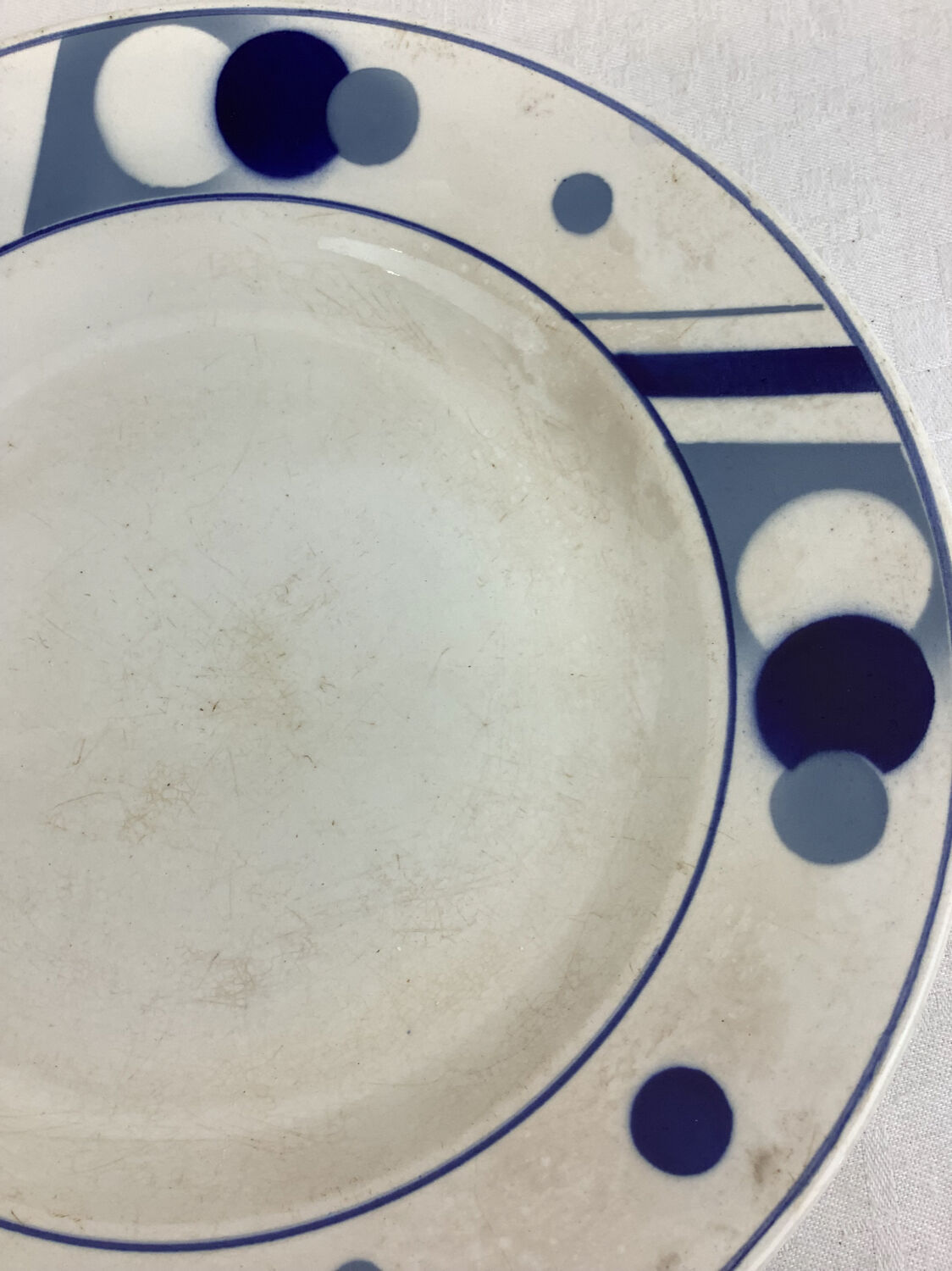 Fruit bowl made in France Sarreguemines Digoin