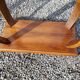 Art deco walnut pedestal table from the 30s/40s