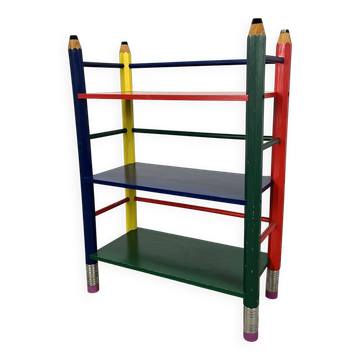 Pencil shelf in Pierre Sala style for children