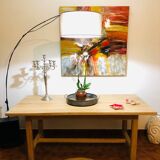 Solid oak farmhouse table
