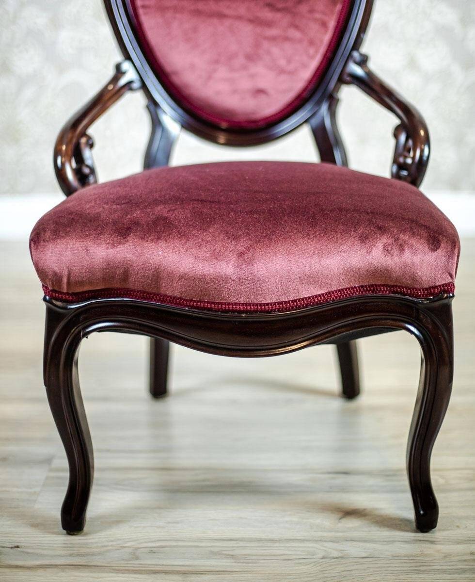 Louis Philippe Walnut Armchair, 1850s
