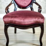Louis Philippe Walnut Armchair, 1850s