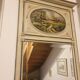 Console half-moon and trumeau mirror in Louis XVI style