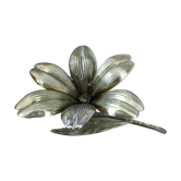 Brass ashtray flower