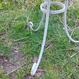 Old iron garden table