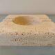 Large vintage travertine ashtray by Fratelli Mannelli 1970