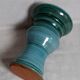 Turquoise ceramic vase Entrevaux