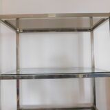 Glass bookcase shelf